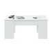 Couchtisch >ETHNA< aufklappbar, Stauraum, Artik Weiß - 100x45x50 (BxHxT)