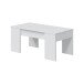 Couchtisch >ETHNA< aufklappbar, Stauraum, Artik Weiß - 100x45x50 (BxHxT)