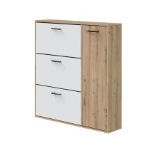 Schuhschrank >CLASS< 3 Klappen, 1 Tür, Nodi...