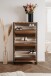 Schuhkipper >Denver< 3 Klappen, Dekor Artisan Eiche Dekor / anthrazit - 70x125x25cm (BxHxT)