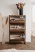 Schuhkipper >Denver< 3 Klappen, Dekor Artisan Eiche Dekor / anthrazit - 70x125x25cm (BxHxT)