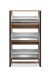 Schuhkipper >Denver< 3 Klappen, Dekor Artisan Eiche Dekor / anthrazit - 70x125x25cm (BxHxT)