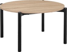 Couchtisch >Rasmus< in Natur, MDF/Papier/Metall -...
