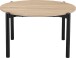 Couchtisch >Rasmus< in Natur, MDF/Papier/Metall - 80x45x80cm (BxHxT)