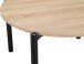 Couchtisch >Rasmus< in Natur, MDF/Papier/Metall - 80x45x80cm (BxHxT)