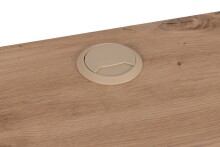 Eckschreibtisch >Denver< 1 Türe, 1 Schub, Dekor Artisan Eiche  / anthrazit - 139x75x139 (B/H/T)
