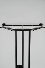Kompaktgarderobe >Corby< (3-teilig) in schwarz / Dekor Artisan Eiche - 55x185x28,5 (BxHxT)