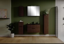 Hängeschrank >Lille< in Canello-Eiche Dekor - 30x64x20cm (BxHxT)