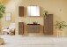 Hängeschrank >Lille< in Canello-Eiche Dekor - 30x64x20cm (BxHxT)