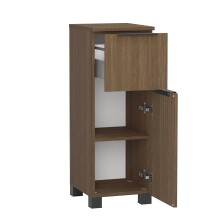 Unterschrank >Lille< in Canello-Eiche Dekor - 30x79x35cm (BxHxT)
