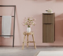 Unterschrank >Lille< in Canello-Eiche Dekor - 30x79x35cm (BxHxT)