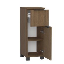 Unterschrank >Lille< in Canello-Eiche Dekor - 30x79x35cm (BxHxT)