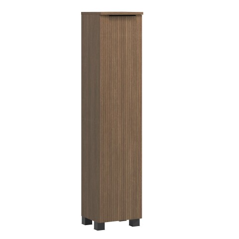 Hochschrank >Lille< in Canello-Eiche Dekor - 30x130x27cm (BxHxT)