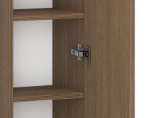 Hochschrank >Lille< in Canello-Eiche Dekor - 30x130x27cm (BxHxT)