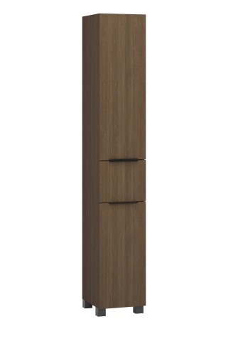 Hochschrank >Lille< in Canello-Eiche Dekor - 30x180x35cm (BxHxT)