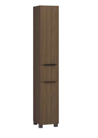 Hochschrank >Lille< in Canello-Eiche Dekor - 30x180x35cm (BxHxT)