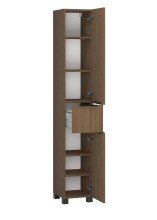 Hochschrank >Lille< in Canello-Eiche Dekor - 30x180x35cm (BxHxT)
