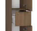 Hochschrank >Lille< in Canello-Eiche Dekor - 30x180x35cm (BxHxT)