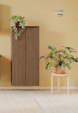 Badkommode >Lille< in Canello-Eiche Dekor - 60x130x27cm (BxHxT)