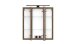 Badezimmerspiegelschrank >Lille< Canello-Eiche Dekor - 60x64x20cm (BxHxT)