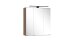 Badezimmerspiegelschrank >Lille< Canello-Eiche Dekor - 60x64x20cm (BxHxT)