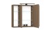 Badezimmerspiegelschrank >Lille< Canello-Eiche Dekor - 80x64x20cm (BxHxT)