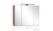 Badezimmerspiegelschrank >Lille< Canello-Eiche Dekor - 80x64x20cm (BxHxT)