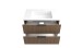Waschtisch-Set >Lille< in Canello-Eiche Dekor - 80x54x47cm (BxHxT)