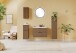 Waschtisch-Set >Lille< in Canello-Eiche Dekor - 80x54x47cm (BxHxT)