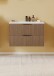 Waschtisch-Set >Lille< in Canello-Eiche Dekor - 80x54x47cm (BxHxT)