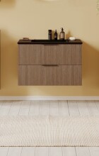 Waschtisch-Set >Lille< in Canello-Eiche Dekor - 80x54x47cm (BxHxT)