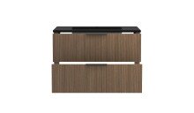 Waschtisch-Set >Lille< in Canello-Eiche Dekor - 80x54x47cm (BxHxT)