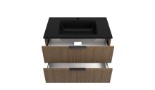 Waschtisch-Set >Lille< in Canello-Eiche Dekor - 80x54x47cm (BxHxT)