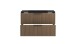 Waschtisch-Set >Lille< in Canello-Eiche Dekor - 80x54x47cm (BxHxT)