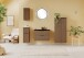 Waschtisch-Set >Lille< in Canello-Eiche Dekor - 80x54x47cm (BxHxT)