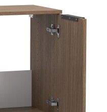 Waschbeckenunterschrank >Lille< in Canello-Eiche Dekor - 60x54x35cm (BxHxT)
