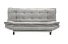 Schlafsofa >PATCH 2 Schlafsofa< Liegefläche 188x118cm, schlamm - 188x90x89 (BxHxT)
