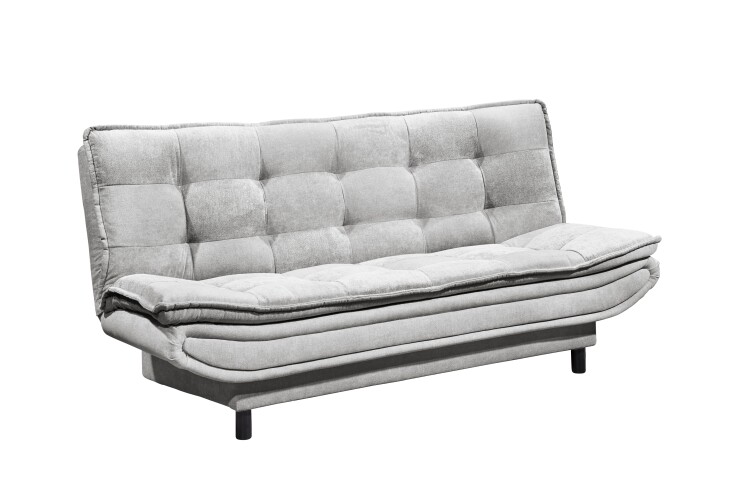 Schlafsofa >PATCH 2 Schlafsofa< Liegefläche 188x118cm, silver - 188x90x89 (BxHxT)