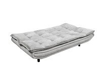 Schlafsofa >PATCH 2 Schlafsofa< Liegefläche 188x118cm, silver - 188x90x89 (BxHxT)