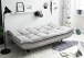Schlafsofa >PATCH 2 Schlafsofa< Liegefläche 188x118cm, silver - 188x90x89 (BxHxT)