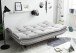 Schlafsofa >PATCH 2 Schlafsofa< Liegefläche 188x118cm, silver - 188x90x89 (BxHxT)