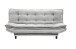 Schlafsofa >PATCH 2 Schlafsofa< Liegefläche 188x118cm, silver - 188x90x89 (BxHxT)