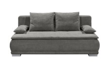 Schlafsofa >LUIGI LUX 3DL< Liegefläche 160x200cm, Bezug stone - 211x93x103 (BxHxT)
