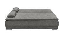 Schlafsofa >LUIGI LUX 3DL< Liegefläche 160x200cm, Bezug stone - 211x93x103 (BxHxT)