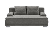 Schlafsofa >LUIGI LUX 3DL< Liegefläche 160x200cm, Bezug stone - 211x93x103 (BxHxT)