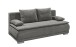 Schlafsofa >LUIGI LUX 3DL< Liegefläche 160x200cm, Bezug stone - 211x93x103 (BxHxT)