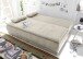Schlafsofa >LUIGI LUX 3DL< Liegefläche 160x200cm, Bezug sand - 211x93x103 (BxHxT)