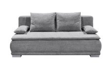 Schlafsofa >LUIGI LUX 3DL< Liegefläche 160x200cm, Bezug dark grey - 211x93x103 (BxHxT)
