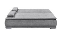 Schlafsofa >LUIGI LUX 3DL< Liegefläche 160x200cm, Bezug dark grey - 211x93x103 (BxHxT)