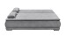 Schlafsofa >LUIGI LUX 3DL< Liegefläche 160x200cm, Bezug dark grey - 211x93x103 (BxHxT)